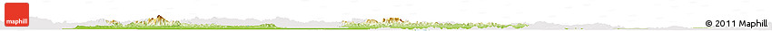 Physical Horizon Map of Guarico, cropped outside