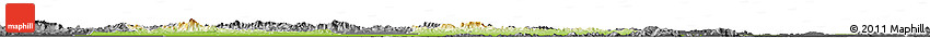 Physical Horizon Map of Guarico, darken, desaturated