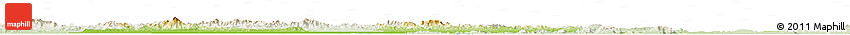 Physical Horizon Map of Guarico, lighten