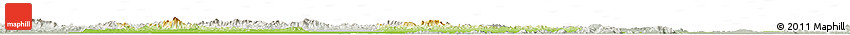 Physical Horizon Map of Guarico, lighten, semi-desaturated