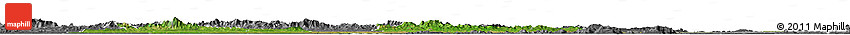 Satellite Horizon Map of Guarico, desaturated
