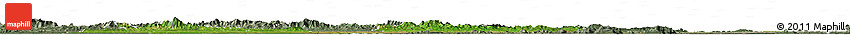 Satellite Horizon Map of Guarico, semi-desaturated