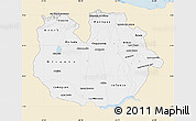 Classic Style Map of Guarico, single color outside