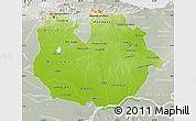 Physical Map of Guarico, lighten, semi-desaturated