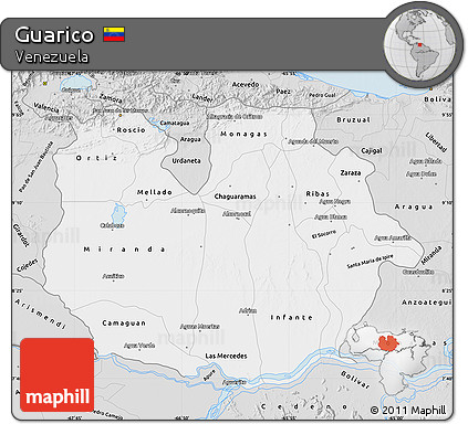Silver Style Map of Guarico