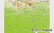 Physical 3D Map of Ortiz