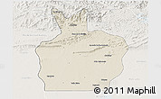 Shaded Relief 3D Map of Ortiz, lighten