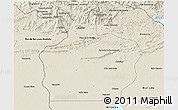 Shaded Relief 3D Map of Ortiz