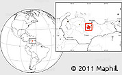 Blank Location Map of Ortiz