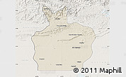 Shaded Relief Map of Ortiz, lighten