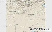 Shaded Relief Map of Ortiz