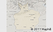 Shaded Relief Map of Ortiz, semi-desaturated
