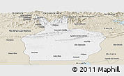 Classic Style Panoramic Map of Ortiz