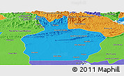 Political Panoramic Map of Ortiz