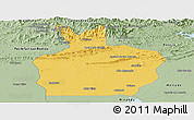 Savanna Style Panoramic Map of Ortiz