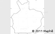 Blank Simple Map of Ortiz, cropped outside, no labels