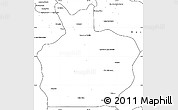Blank Simple Map of Ortiz