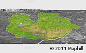 Satellite Panoramic Map of Guarico, desaturated