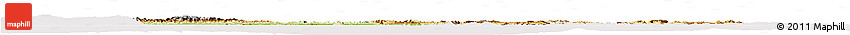 Physical Horizon Map of Venezuela, cropped outside