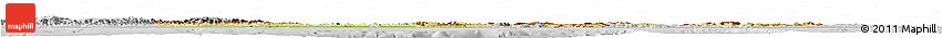Physical Horizon Map of Venezuela, lighten, desaturated