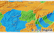 Political 3D Map of Crespo