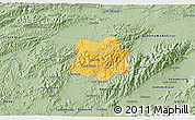 Savanna Style 3D Map of Crespo