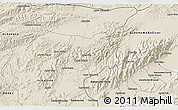 Shaded Relief 3D Map of Crespo