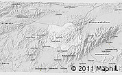 Silver Style 3D Map of Crespo