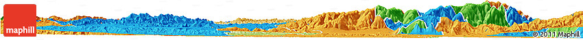 Physical Horizon Map of Crespo, political outside