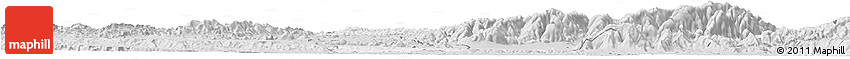Silver Style Horizon Map of Crespo