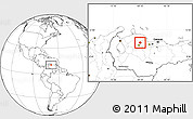 Blank Location Map of Crespo
