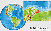 Physical Location Map of Crespo