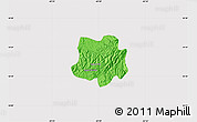 Political Map of Crespo, cropped outside