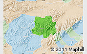 Political Map of Crespo, lighten