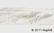 Shaded Relief Panoramic Map of Crespo, lighten