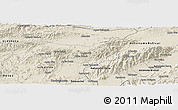 Shaded Relief Panoramic Map of Crespo