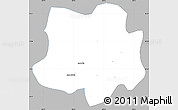 Gray Simple Map of Crespo, single color outside