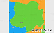 Political Simple Map of Crespo