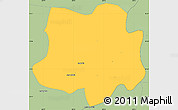 Savanna Style Simple Map of Crespo
