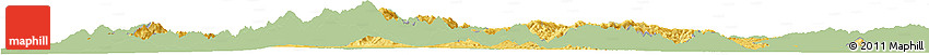 Savanna Style Horizon Map of Lara, single color outside