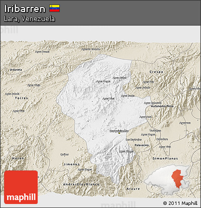 Classic Style 3D Map of Iribarren