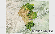 Satellite 3D Map of Iribarren, lighten
