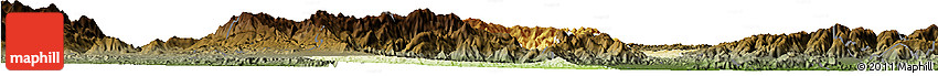 Physical Horizon Map of Iribarren, darken