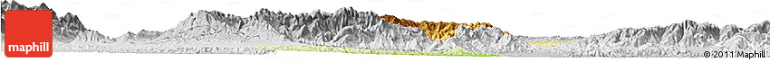Physical Horizon Map of Iribarren, lighten, desaturated