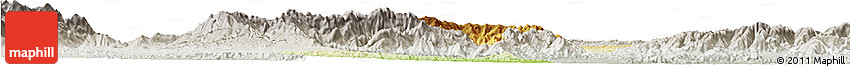 Physical Horizon Map of Iribarren, lighten, semi-desaturated