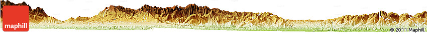 Physical Horizon Map of Iribarren