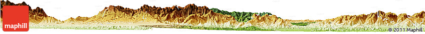 Satellite Horizon Map of Iribarren, physical outside