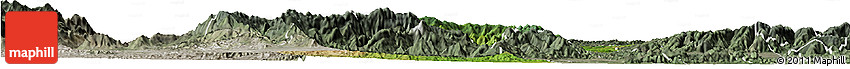 Satellite Horizon Map of Iribarren, semi-desaturated