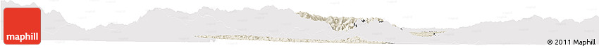 Shaded Relief Horizon Map of Iribarren, cropped outside