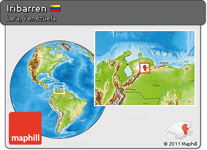 Physical Location Map of Iribarren, highlighted parent region